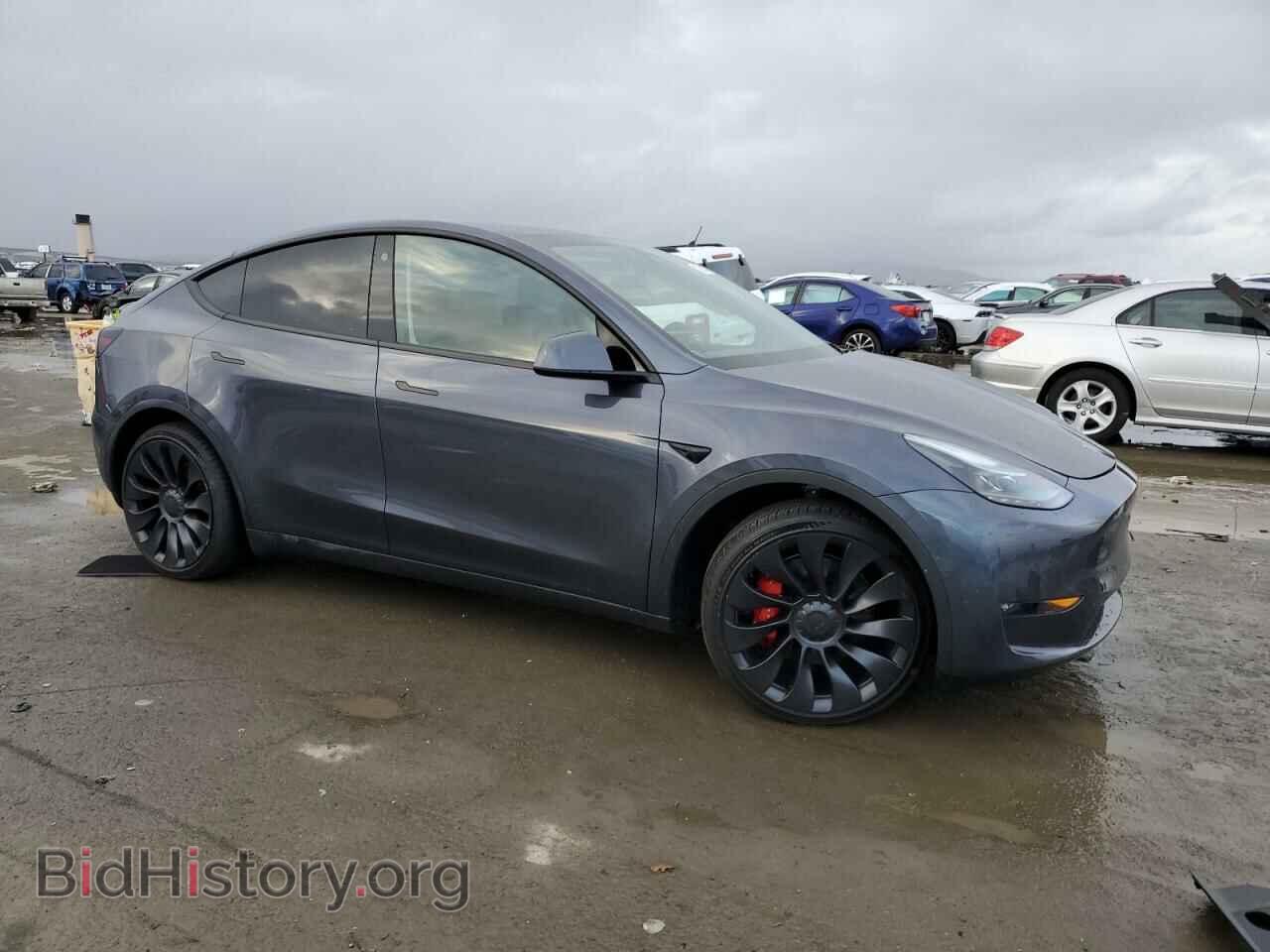 2022 TESLA MODEL Y - VIN: 7SAYGDEF1NF487398 - Фото 4