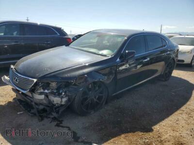 2008 Lexus LS460 460l, black — VIN JTHGL46F785025354, Copart