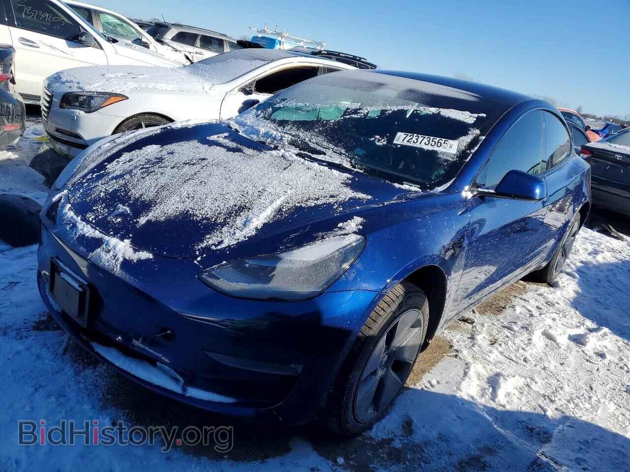Фотография 5YJ3E1EB7NF123866 - TESLA MODEL 3 2022