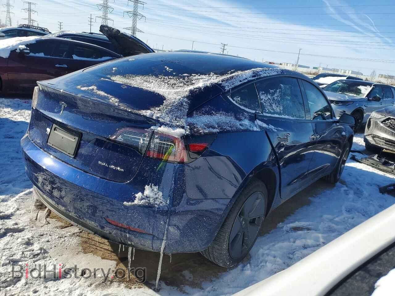 2022 TESLA MODEL 3 - VIN: 5YJ3E1EB7NF123866 - Photo 3