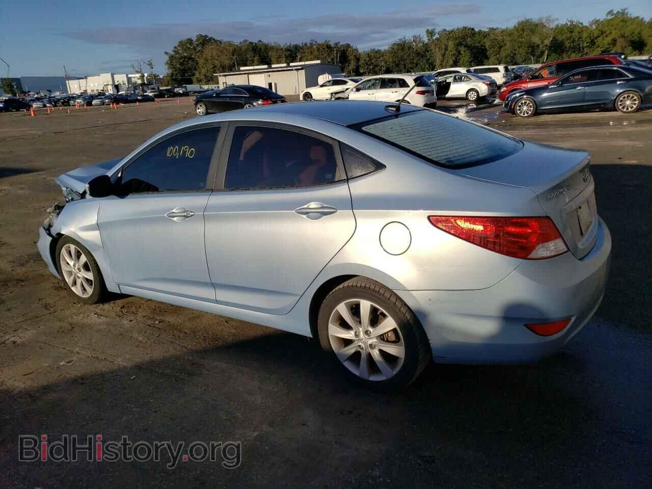 2013 HYUNDAI ACCENT - VIN: KMHCU4AE6DU582330 - Фото 2