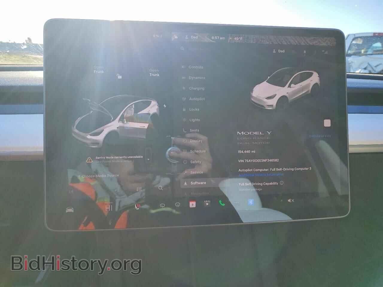 2022 TESLA MODEL Y - VIN: 7SAYGDEE3NF346582 - Фото 9