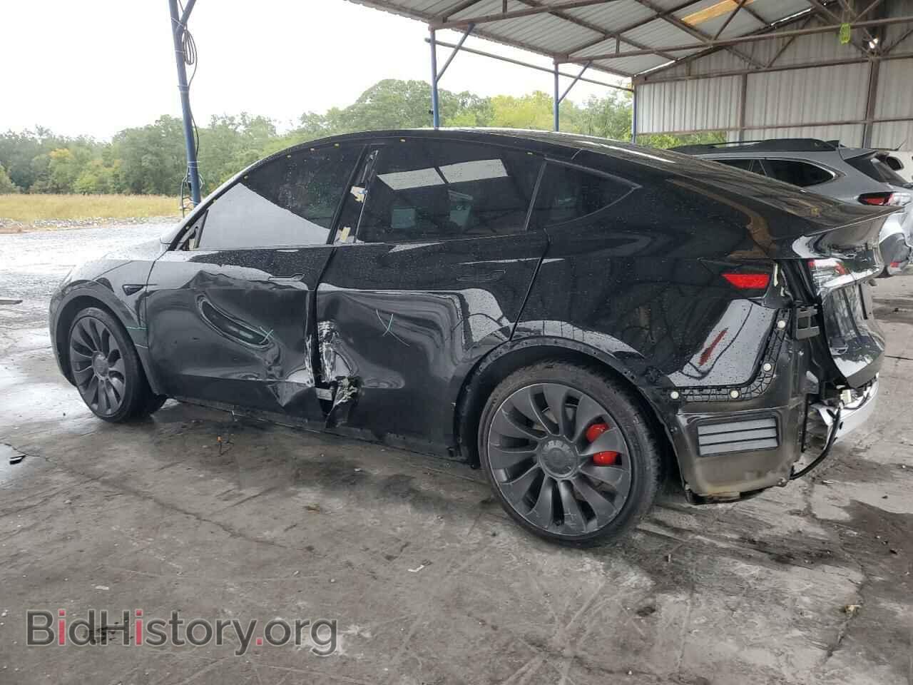 2022 TESLA MODEL Y - VIN: 7SAYGDEF6NF416441 - Фото 2