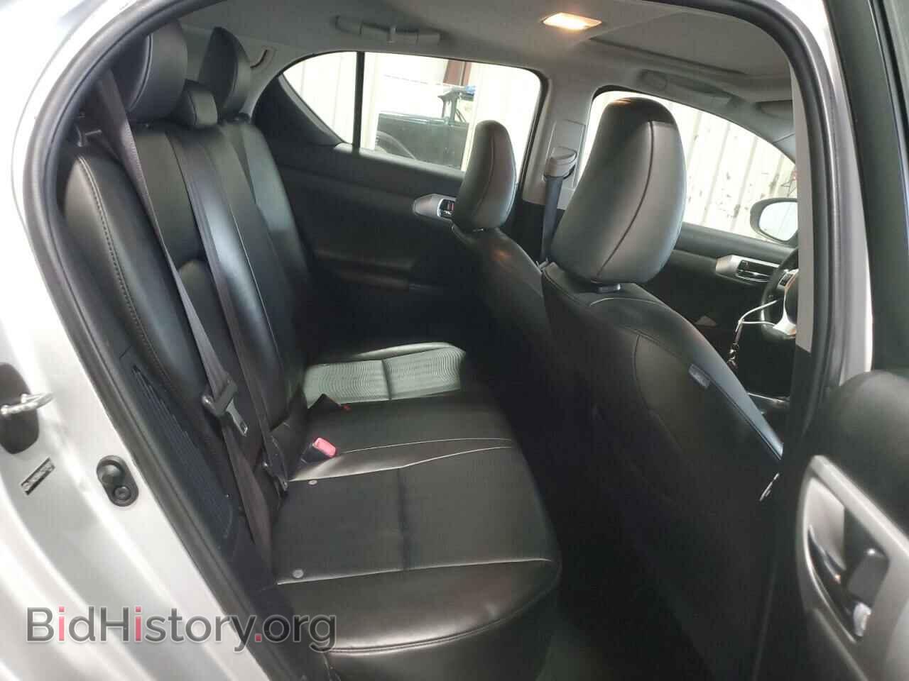 2012 LEXUS CT 200 - VIN: JTHKD5BH6C2109809 - Фото 10