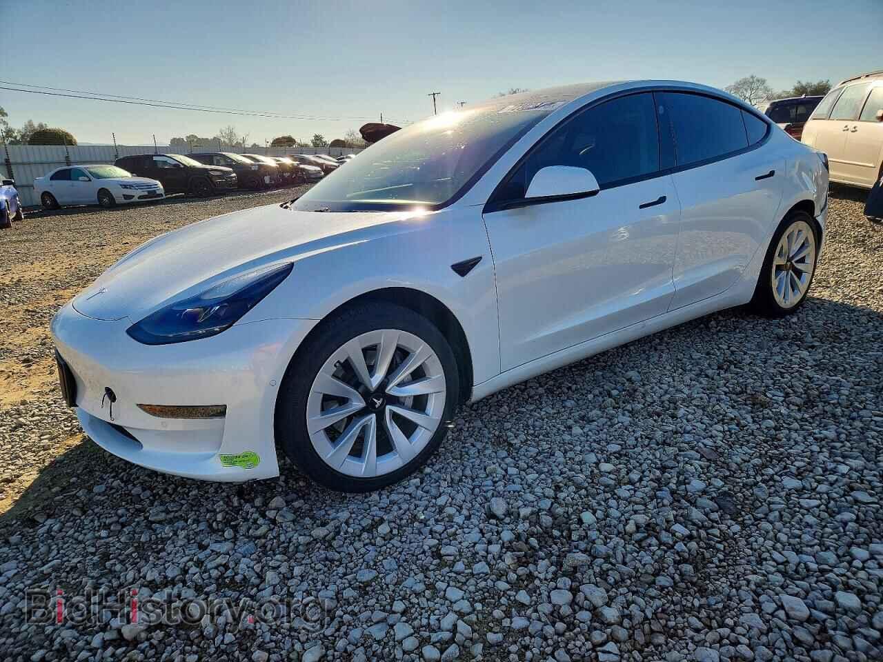 Photo 5YJ3E1EA3MF077183 - TESLA MODEL 3 2021
