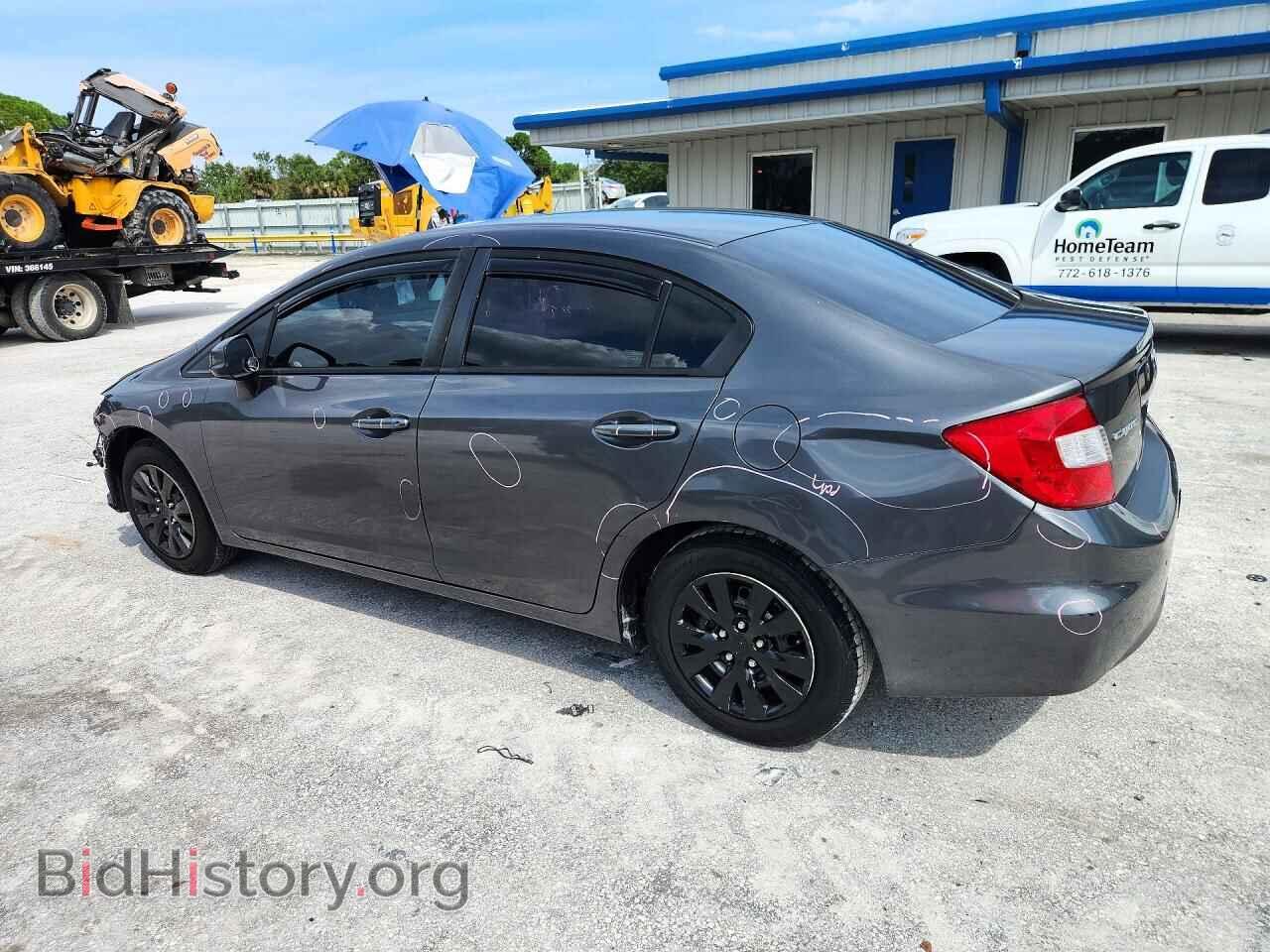 2012 HONDA CIVIC - VIN: 2HGFB2F50CH573601 - Фото 2