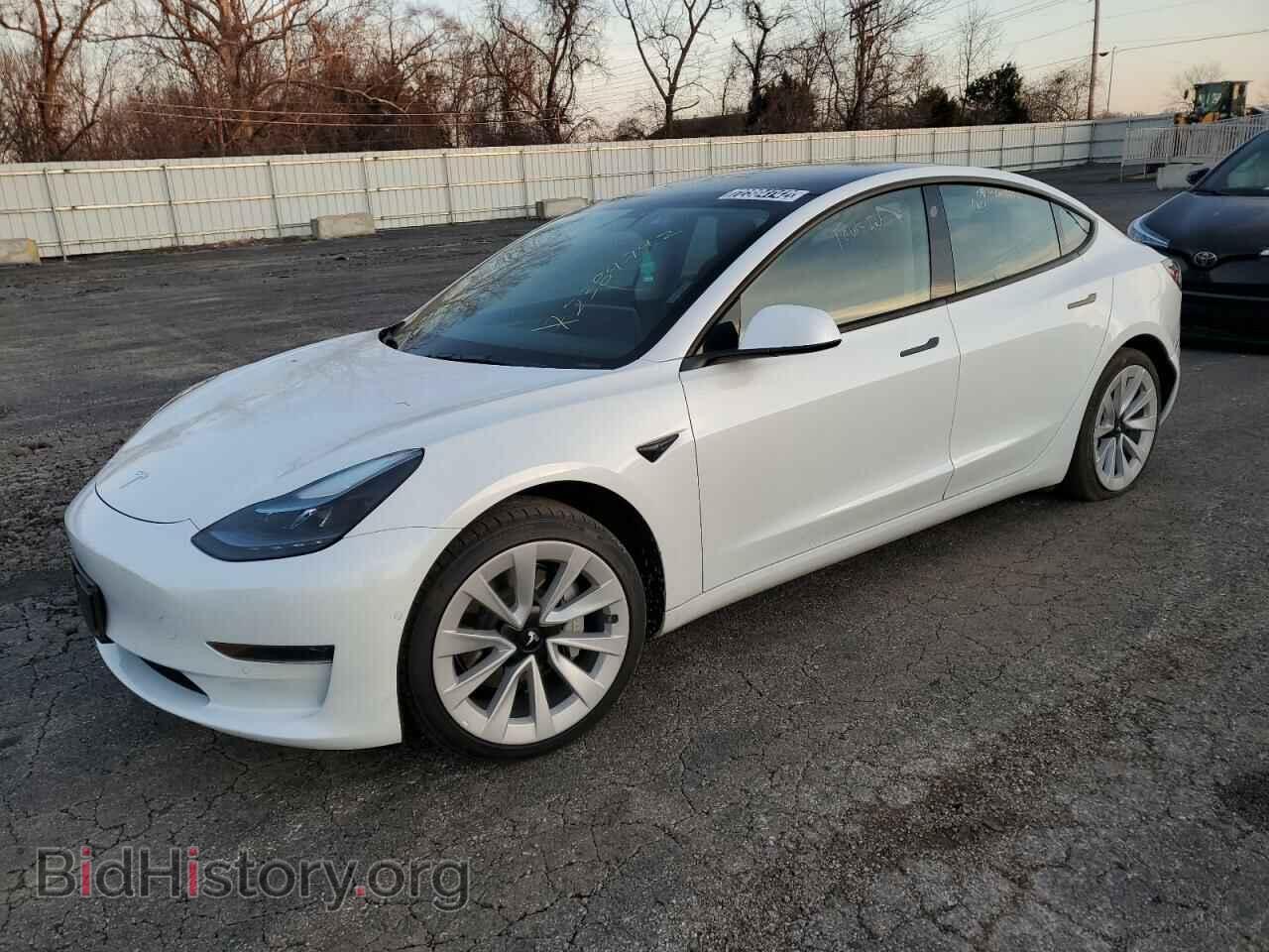 Photo 5YJ3E1EA2NF188681 - TESLA MODEL 3 2022