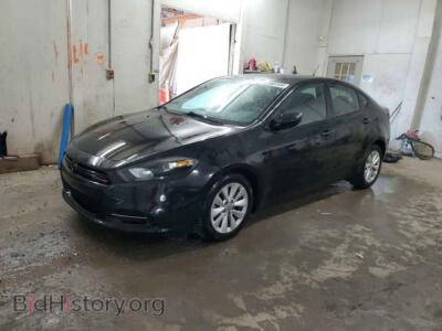 2014 Dodge DART SXT, black — VIN 1C3CDFBB1ED917956, Copart