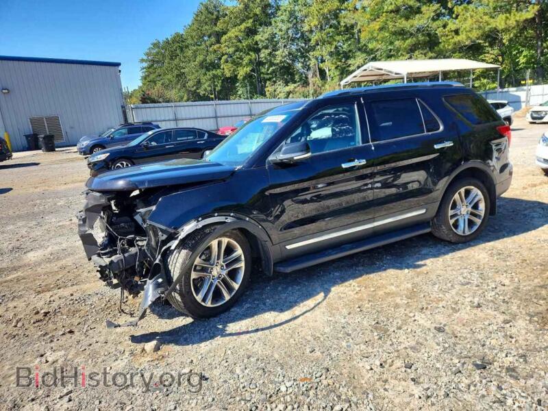 2017 Ford EXPLORER Limited (VIN 1FM5K7F88HGB03686) — photo 1 of 16, Copart, damage: front end