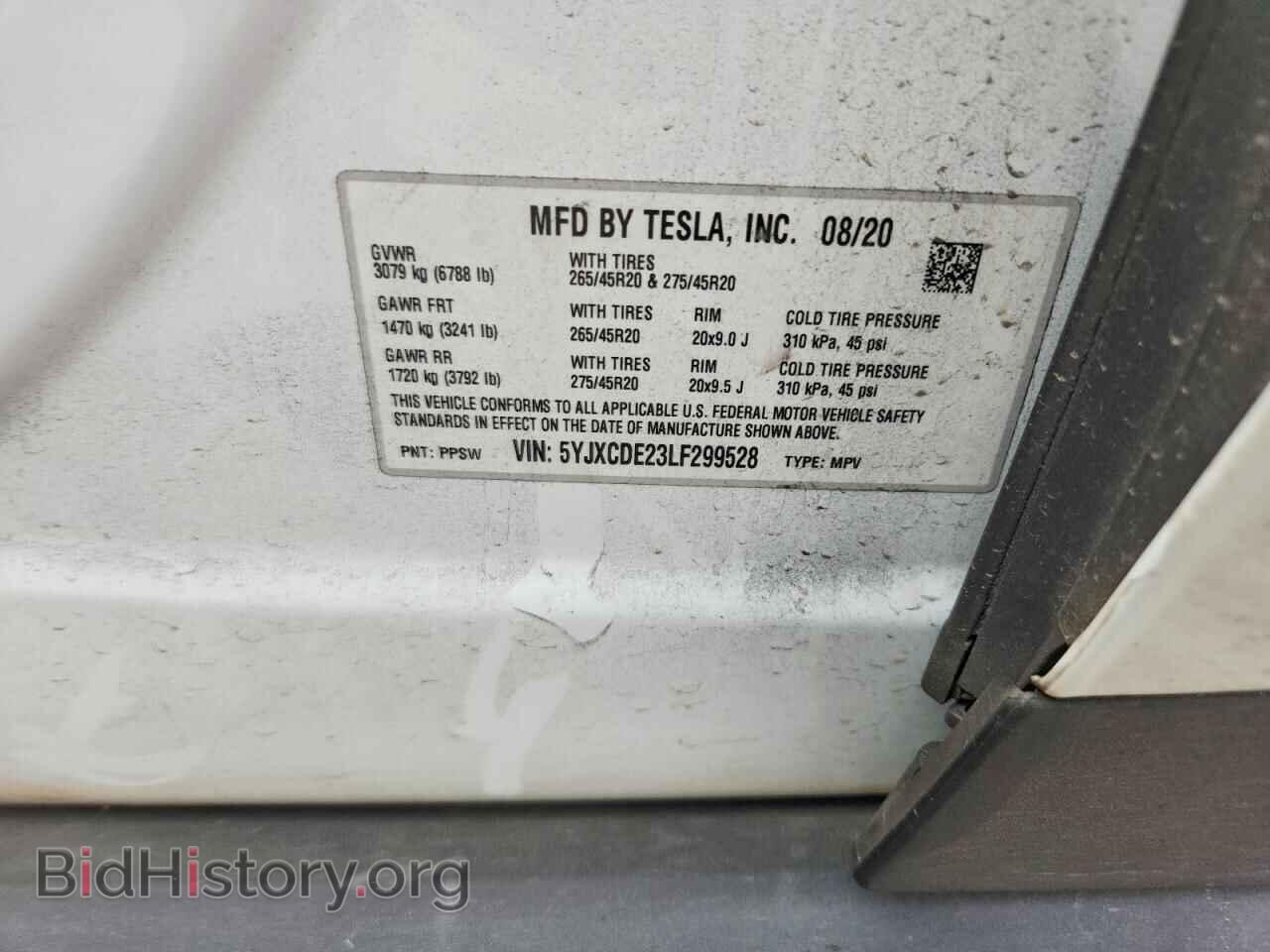 2020 TESLA MODEL X - VIN: 5YJXCDE23LF299528 - Photo 14