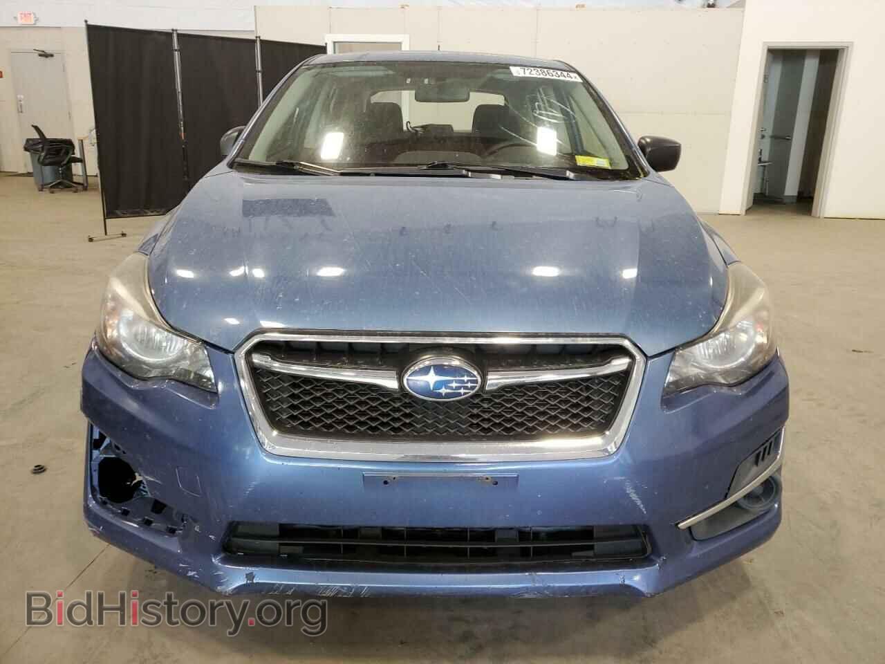 2016 SUBARU IMPREZA - VIN: JF1GPAA64G8329773 - Фото 5