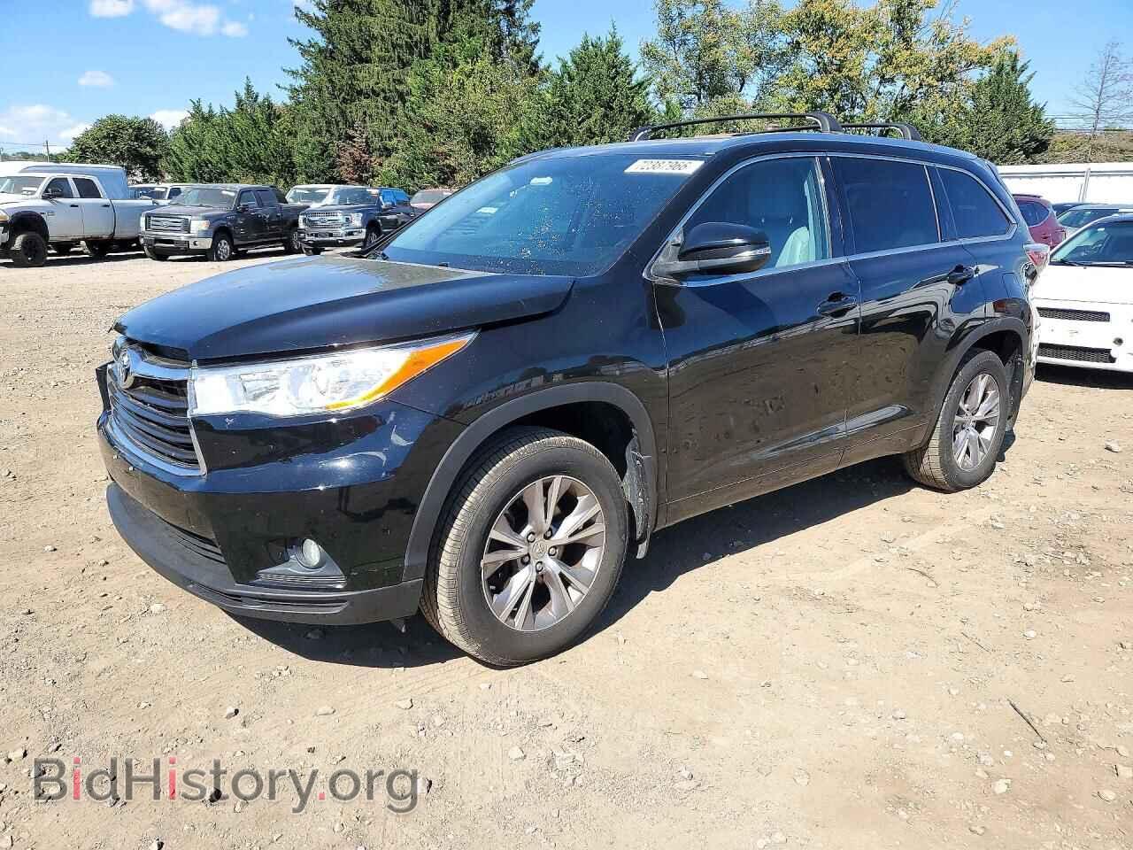 Фотография 5TDJKRFH6ES032133 - TOYOTA HIGHLANDER 2014