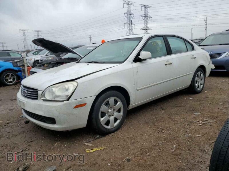 2007 Kia OPTIMA Optima LX (VIN KNAGE123075125524) — photo 1 of 12, Copart, damage: rear end