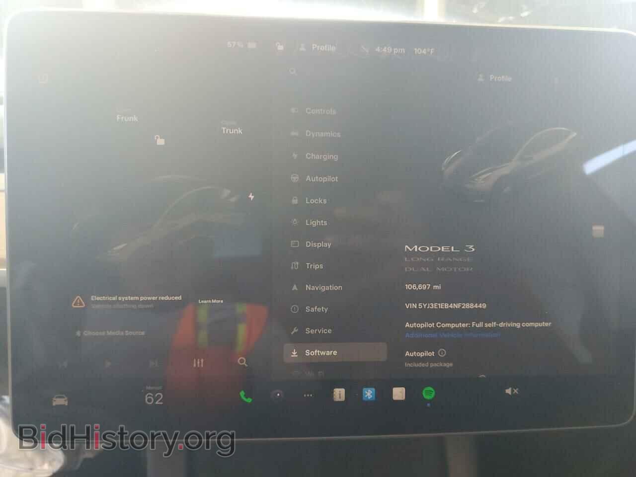 2022 TESLA MODEL 3 - VIN: 5YJ3E1EB4NF288449 - Photo 9
