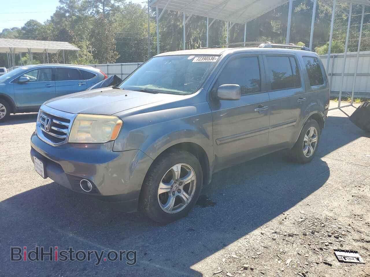 2013 Honda PILOT EXL (VIN 5FNYF3H57DB027397) — фото 1 из 13, Copart, повреждение: задняя часть