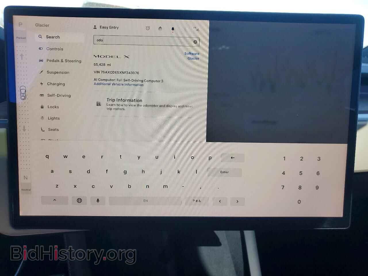 2022 TESLA MODEL X - VIN: 7SAXCDE5XNF343976 - Photo 9