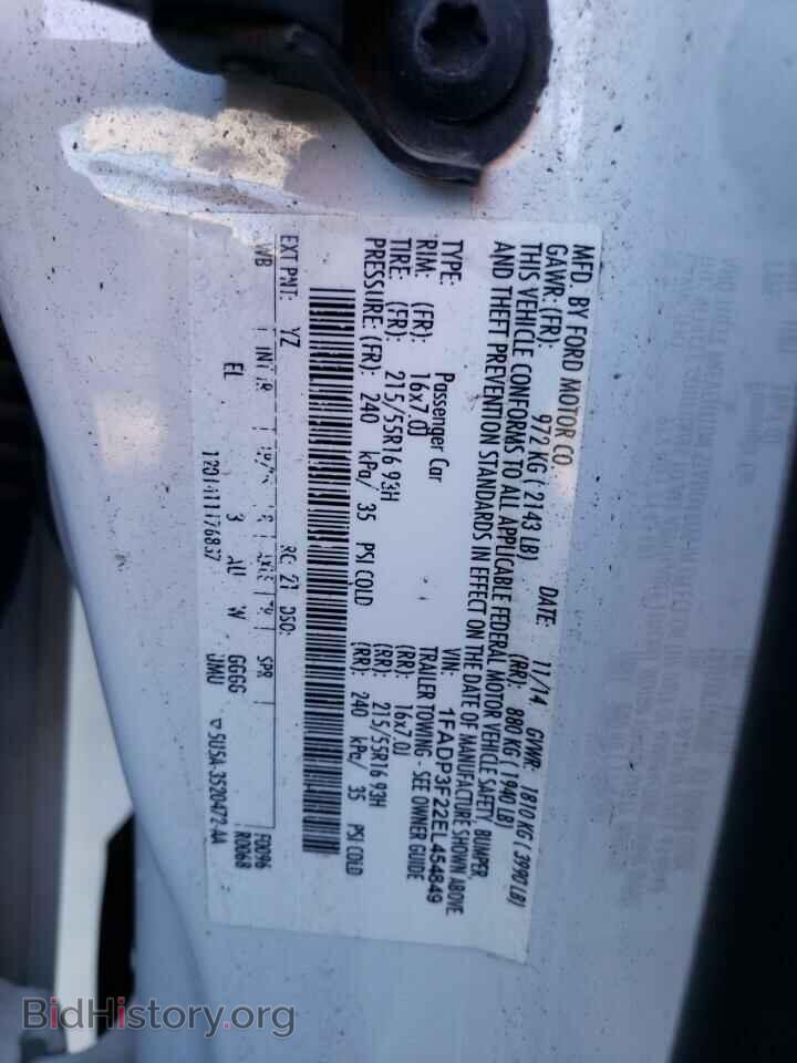2014 FORD FOCUS - VIN: 1FADP3F22EL454849 - Photo 13