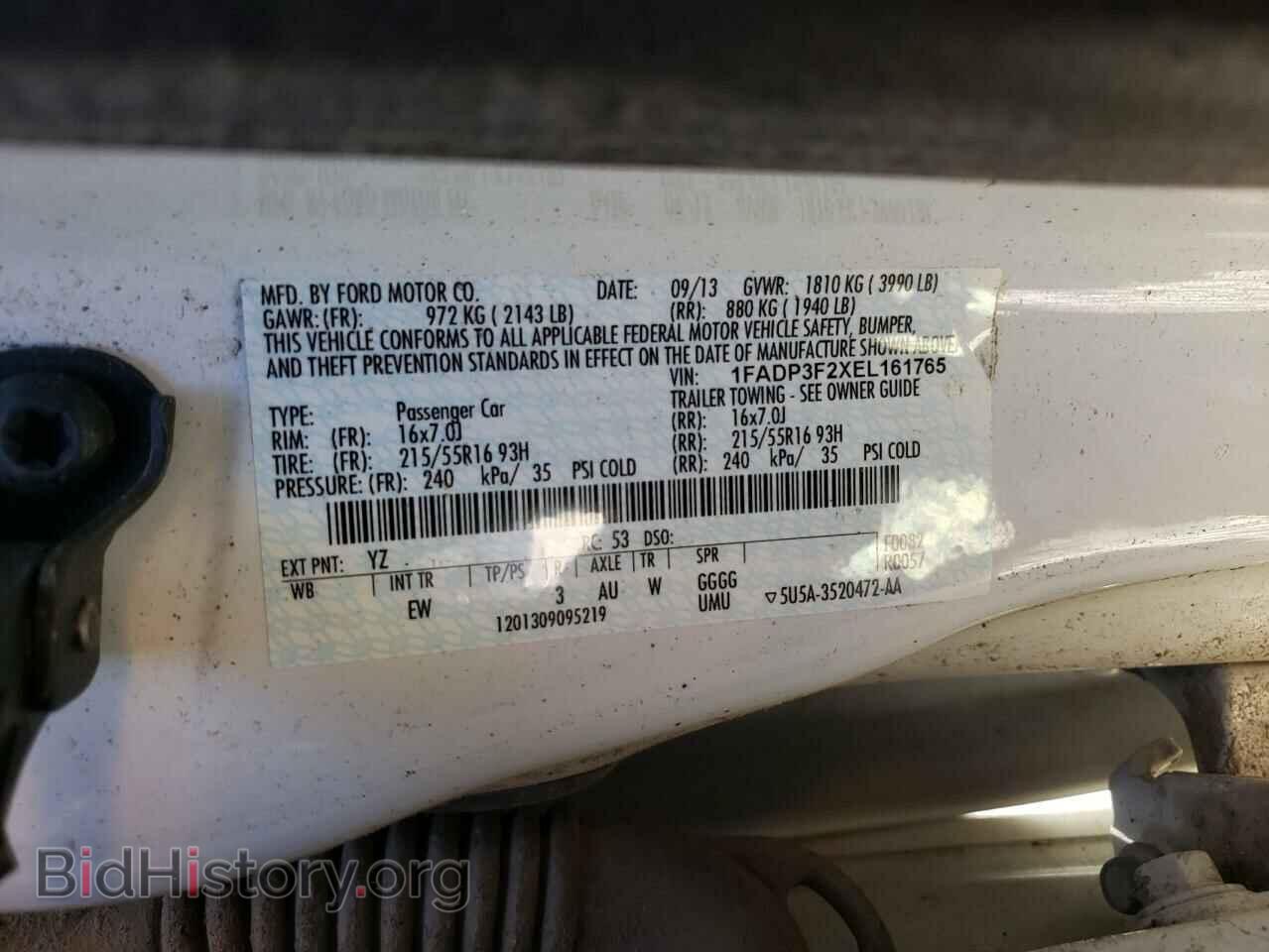2014 FORD FOCUS - VIN: 1FADP3F2XEL161765 - Photo 13