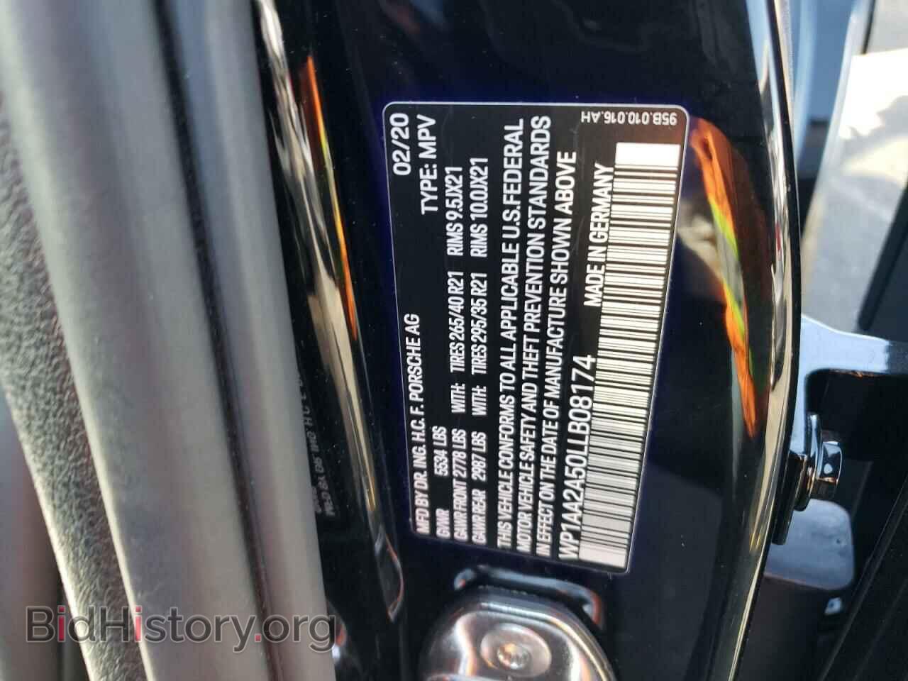 2020 PORSCHE MACAN - VIN: WP1AA2A50LLB08174 - Фото 13