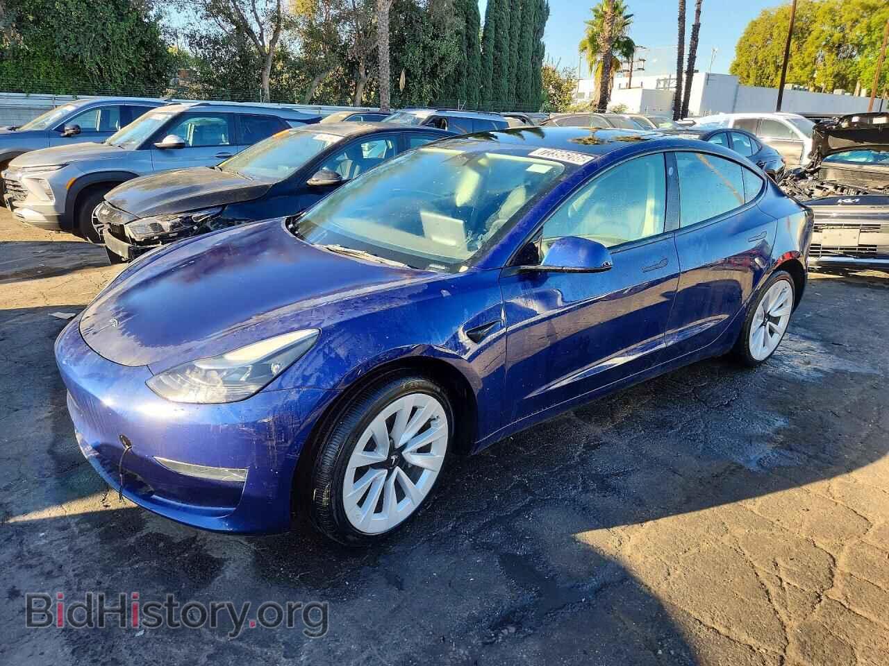Photo 5YJ3E1EA3NF371622 - TESLA MODEL 3 2022