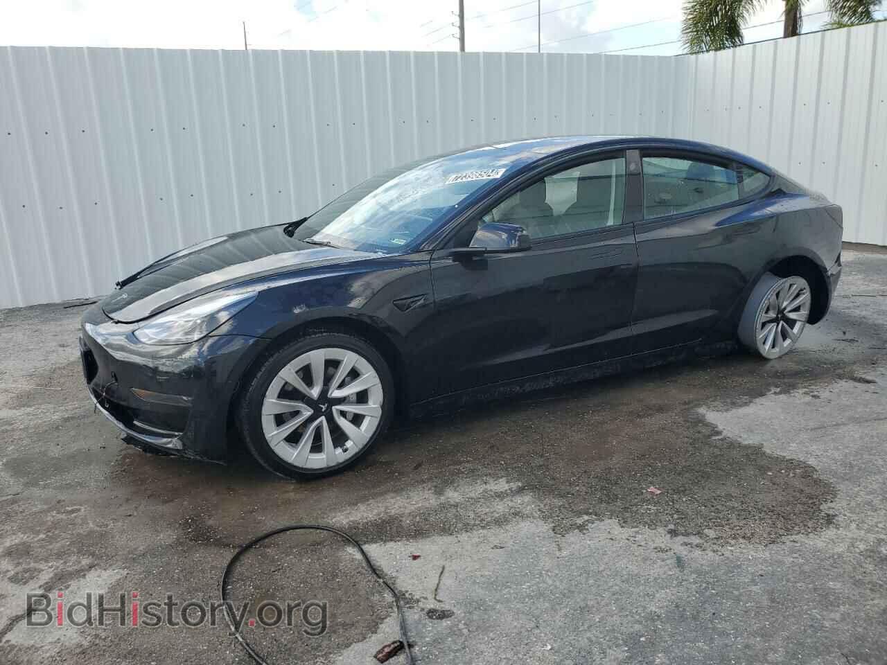 Photo 5YJ3E1EA9NF370006 - TESLA MODEL 3 2022
