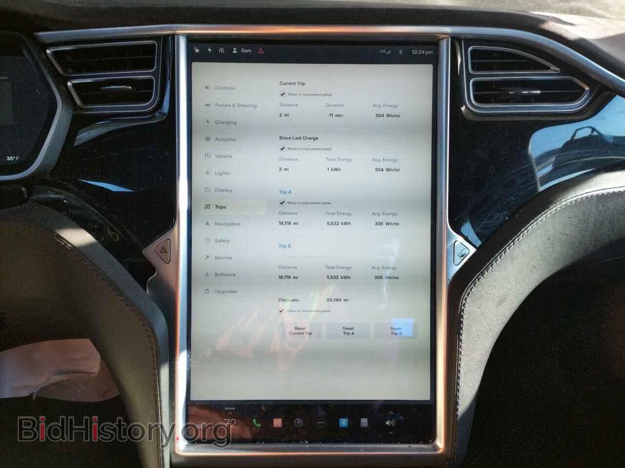 2015 TESLA MODEL S - VIN: 5YJSA1S21FF095902 - Фото 9