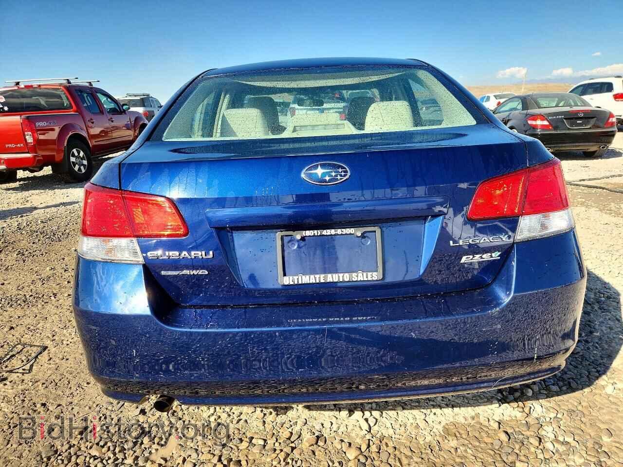 2011 SUBARU LEGACY - VIN: 4S3BMBA64B3255098 - Photo 6