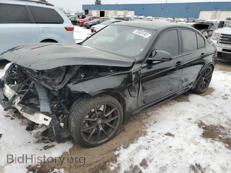 2018 BMW M3 (VIN WBS8M9C59J5L71884) — photo 1 of 12, Copart, damage: front end