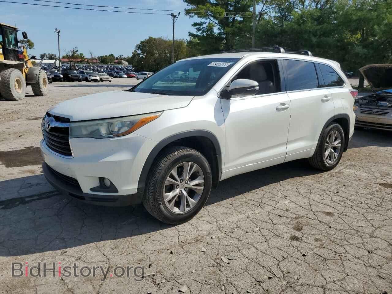 Photo 5TDBKRFH6FS222262 - TOYOTA HIGHLANDER 2015