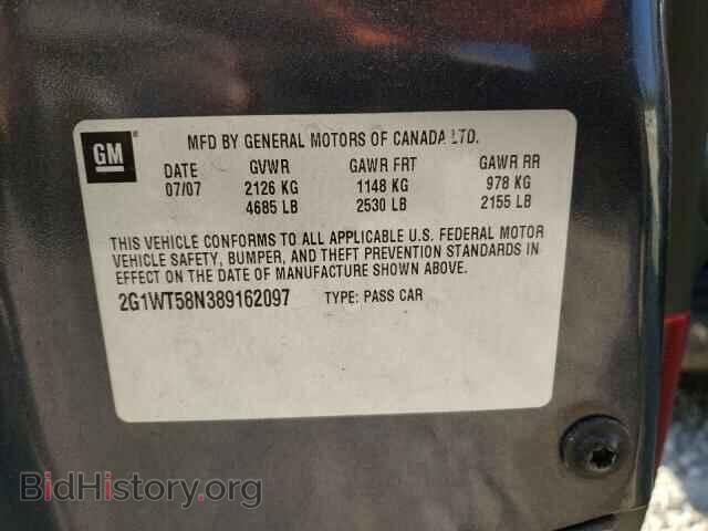 2008 CHEVROLET IMPALA - VIN: 2G1WT58N389162097 - Фото 10