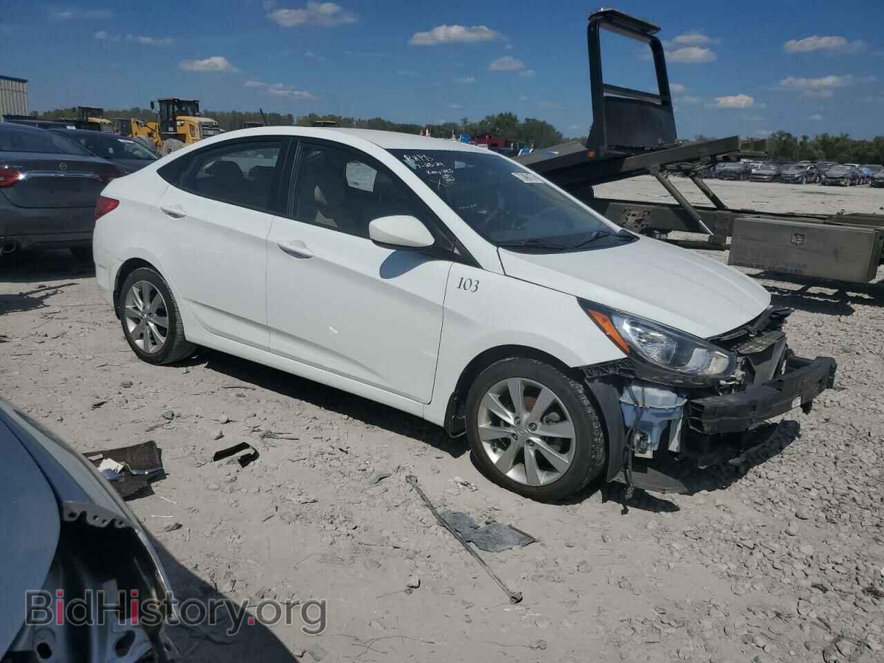 2013 HYUNDAI ACCENT - VIN: KMHCU4AE1DU449376 - Фото 4