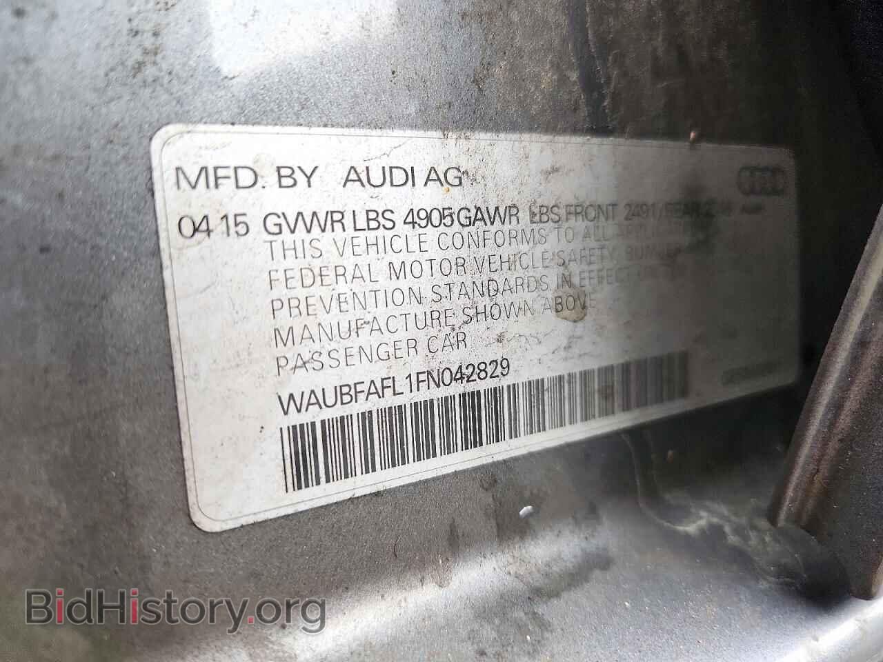 2015 AUDI A4 - VIN: WAUBFAFL1FN042829 - Photo 13