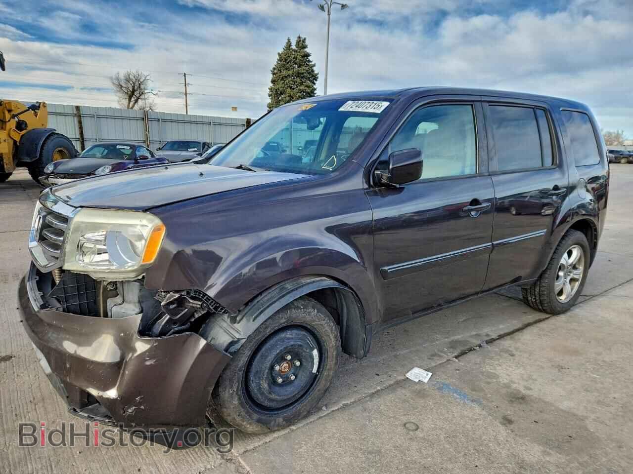 Photo 5FNYF4H50CB077014 - HONDA PILOT 2012