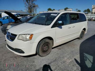 2011 Dodge CARAVAN Grand Cara, белый — VIN 2D4RN4DG0BR795635, Copart