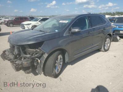 2015 Ford EDGE SEL, темно-серый — VIN 2FMTK3J80FBB55390, Copart
