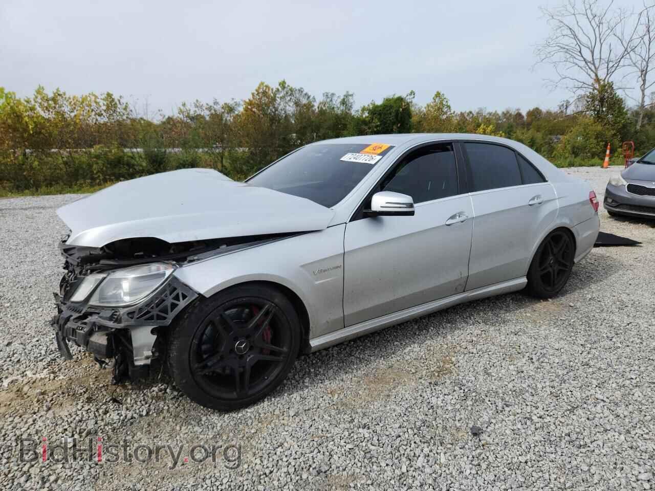 2012 Mercedes-Benz E-CLASS 63 AMG (VIN WDDHF7EB3CA626523) — фото 1 из 12, Copart, повреждение: передняя часть