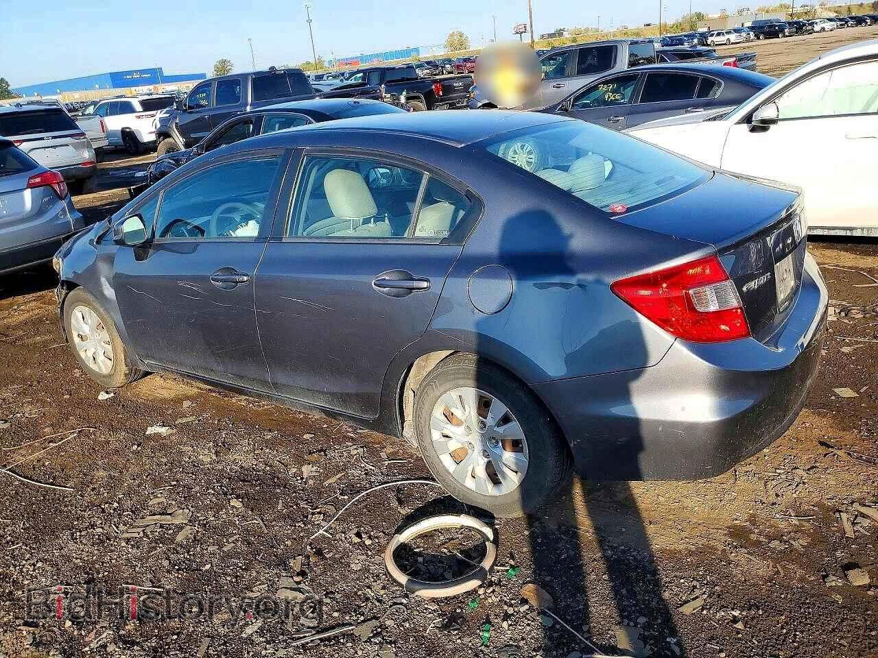 2012 HONDA CIVIC - VIN: 19XFB2F5XCE001381 - Фото 2