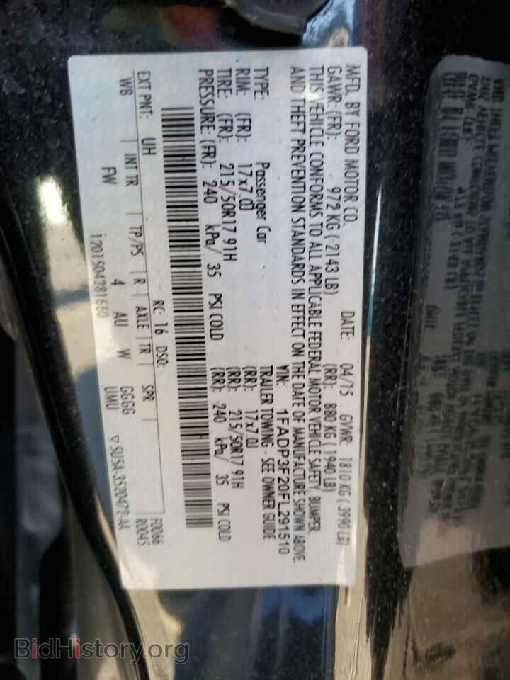 2015 FORD FOCUS - VIN: 1FADP3F20FL291510 - Фото 12