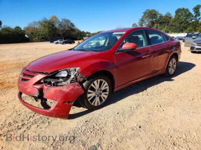 2010 Mazda 6 I, red — VIN 1YVHZ8CH1A5M51283, Copart