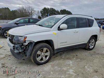 2015 Jeep COMPASS Latitude, белый — VIN 1C4NJCEB2FD398196, Copart