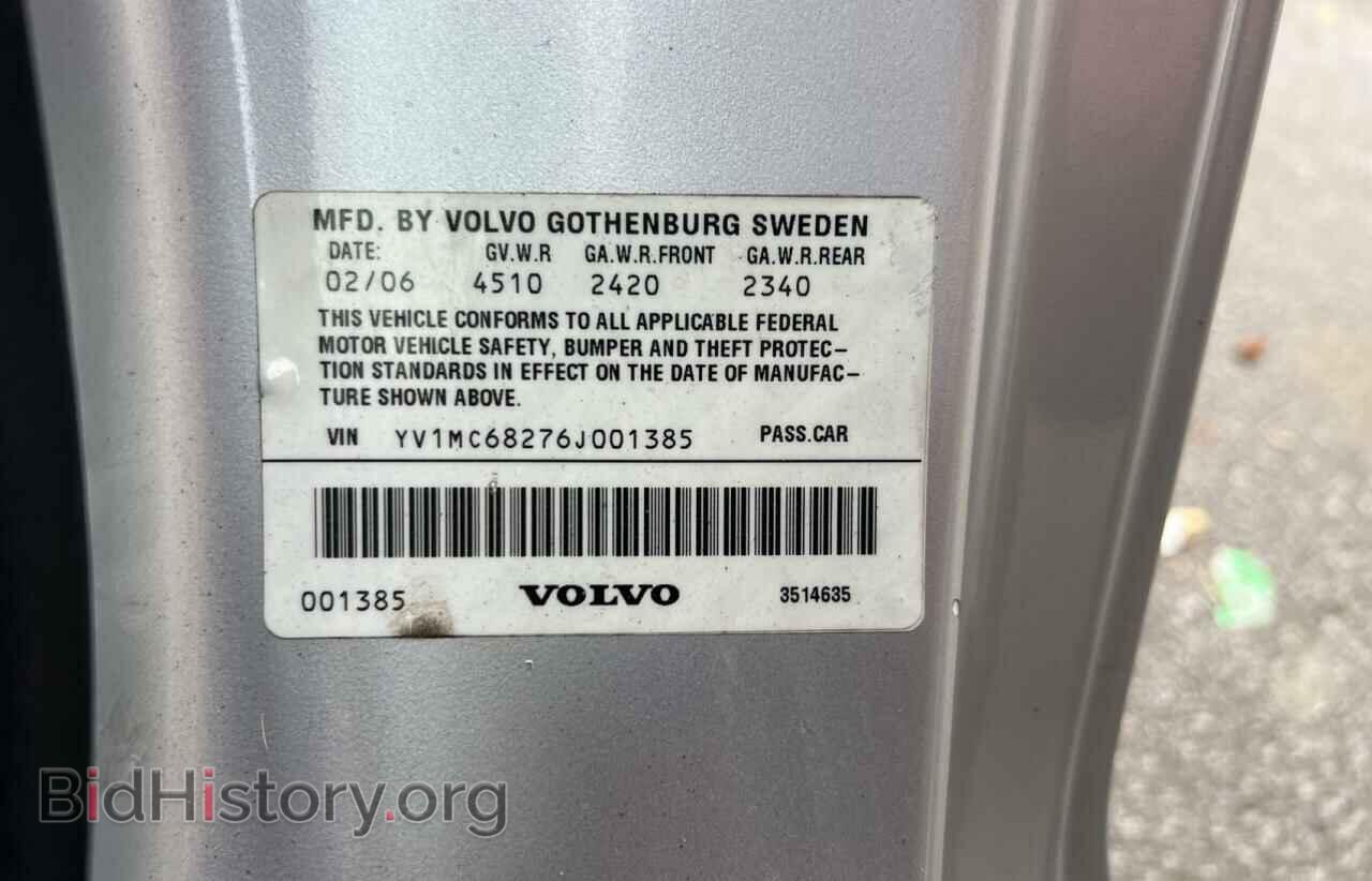 2006 VOLVO C70 - VIN: YV1MC68276J001385 - Фото 10