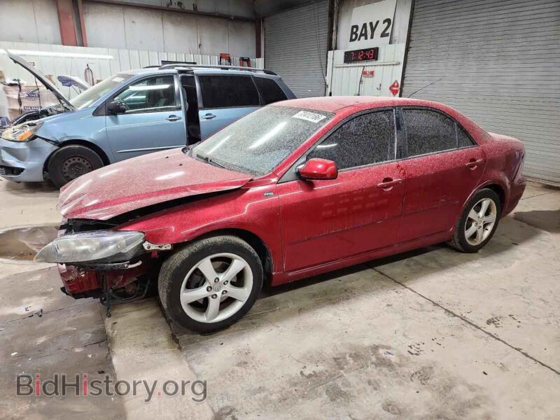 2007 Mazda 6 I (VIN 1YVHP80C075M63190) — фото 1 из 12, Copart, повреждение: передняя часть