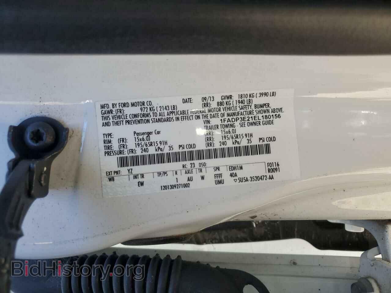 2014 FORD FOCUS - VIN: 1FADP3E21EL180156 - Photo 12