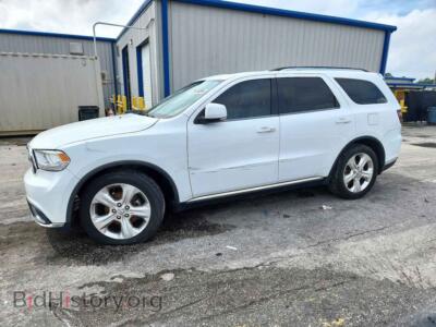 2014 Dodge DURANGO Limited, white — VIN 1C4RDHDG3EC388669, Copart
