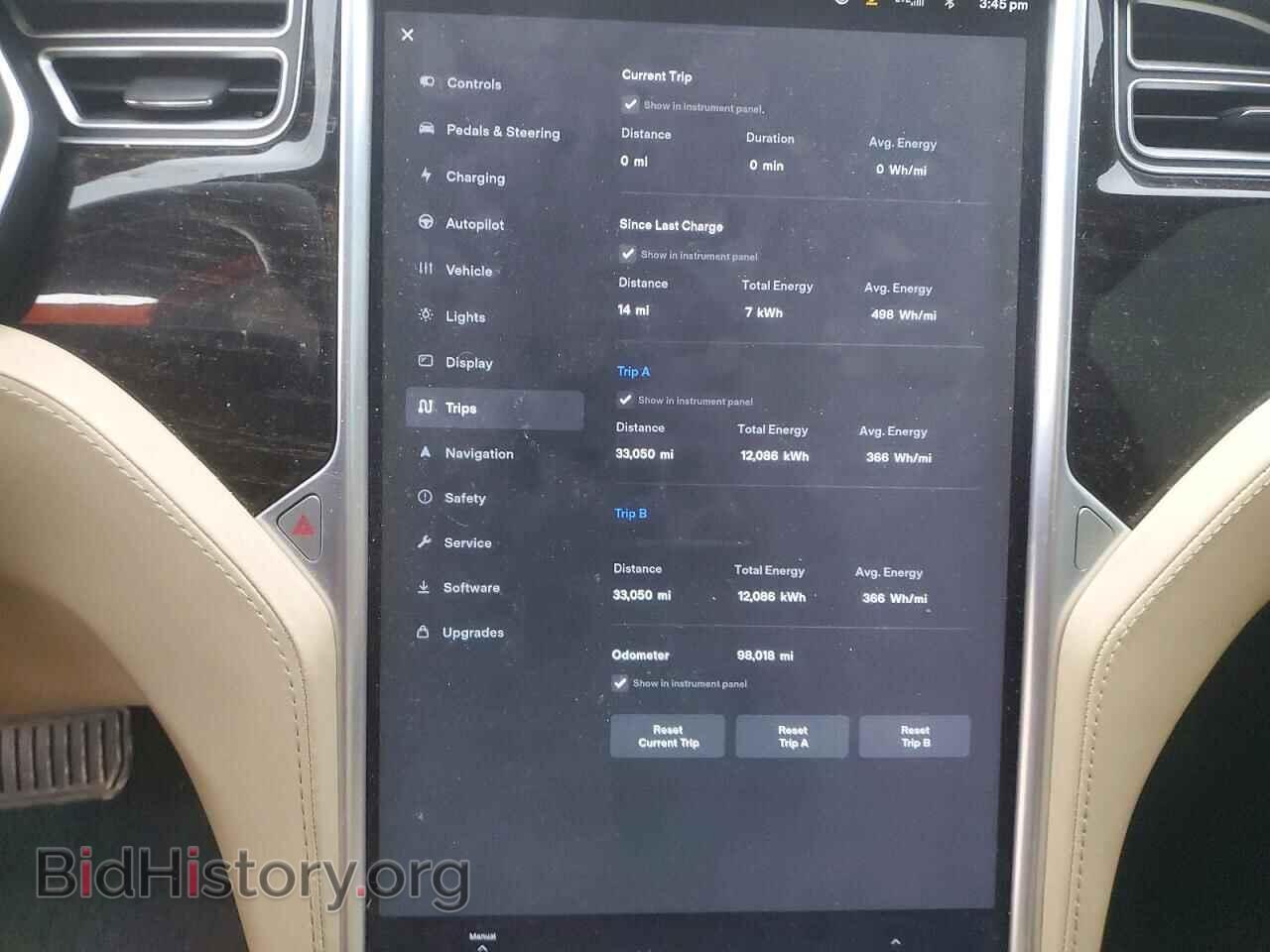2016 TESLA MODEL S - VIN: 5YJSA1E28GF170415 - Фото 9