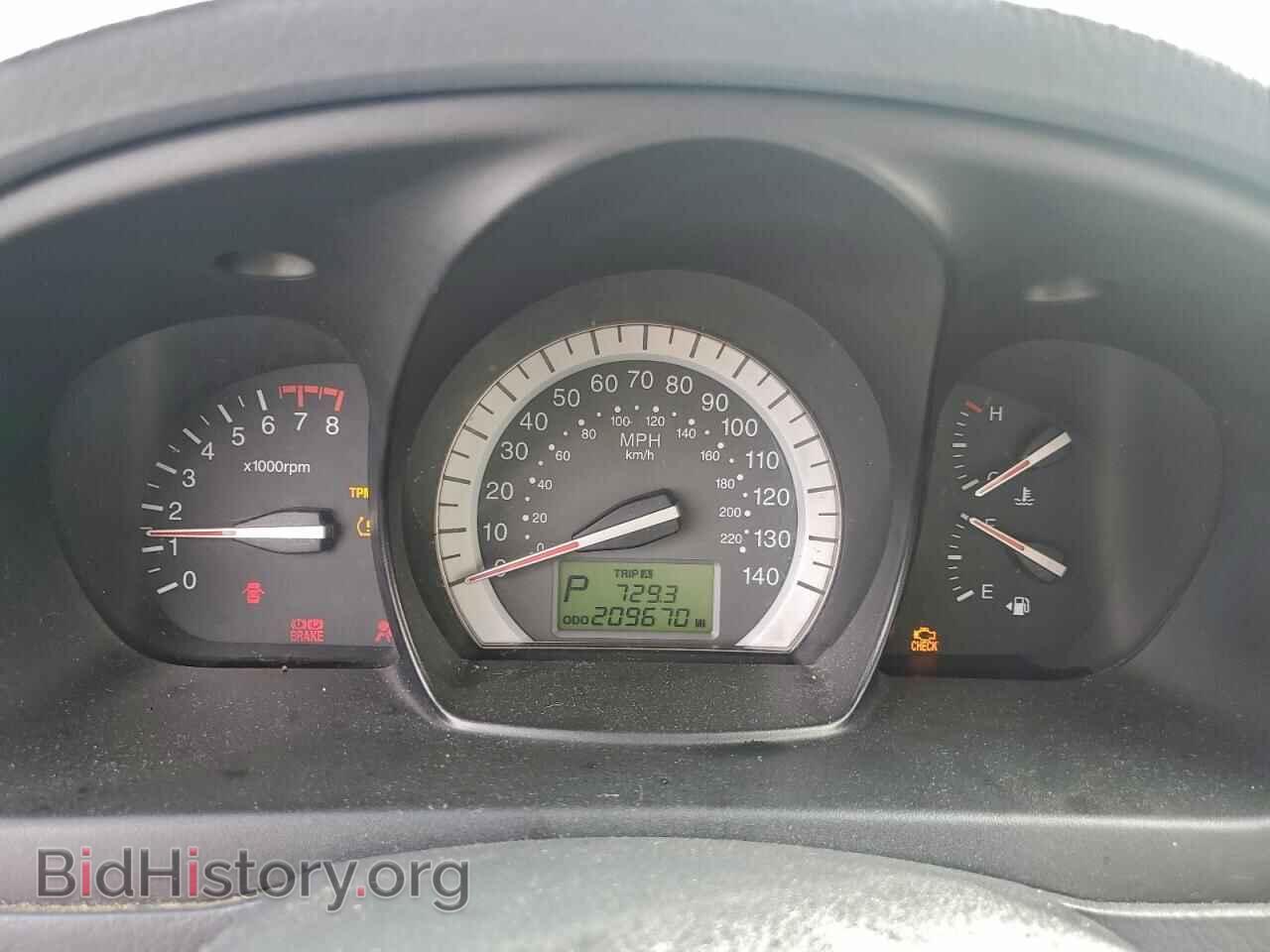 2007 KIA SPECTRA - VIN: KNAFE121X75445671 - Фото 9