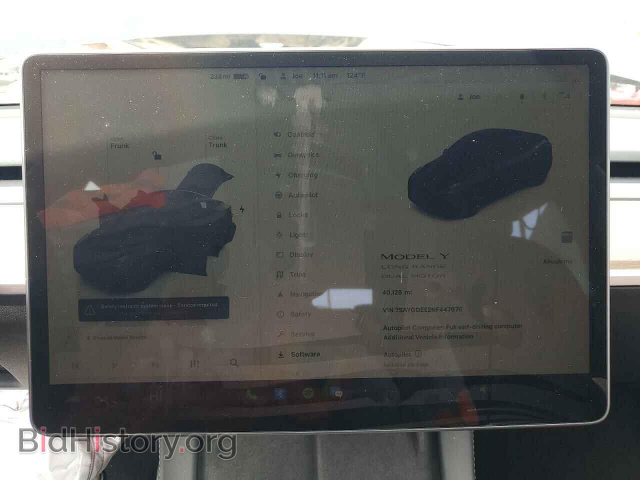 2022 TESLA MODEL Y - VIN: 7SAYGDEE2NF447676 - Фото 9
