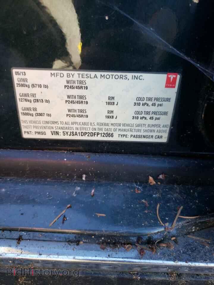 2013 TESLA MODEL S - VIN: 5YJSA1DP2DFP12066 - Photo 12