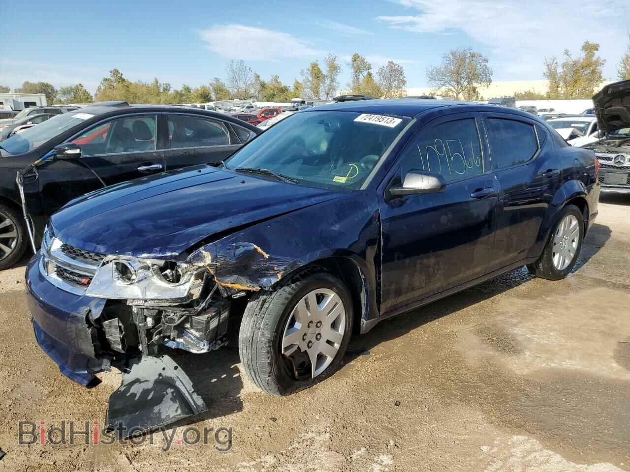 Фотография 1C3CDZAB8EN190232 - DODGE AVENGER 2014