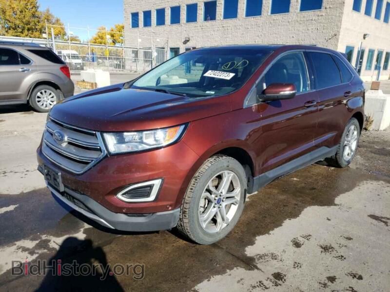 2015 Ford EDGE Edge Titan (VIN 2FMPK4K99FBC18274) — фото 1 из 13, Copart, повреждение: задняя часть